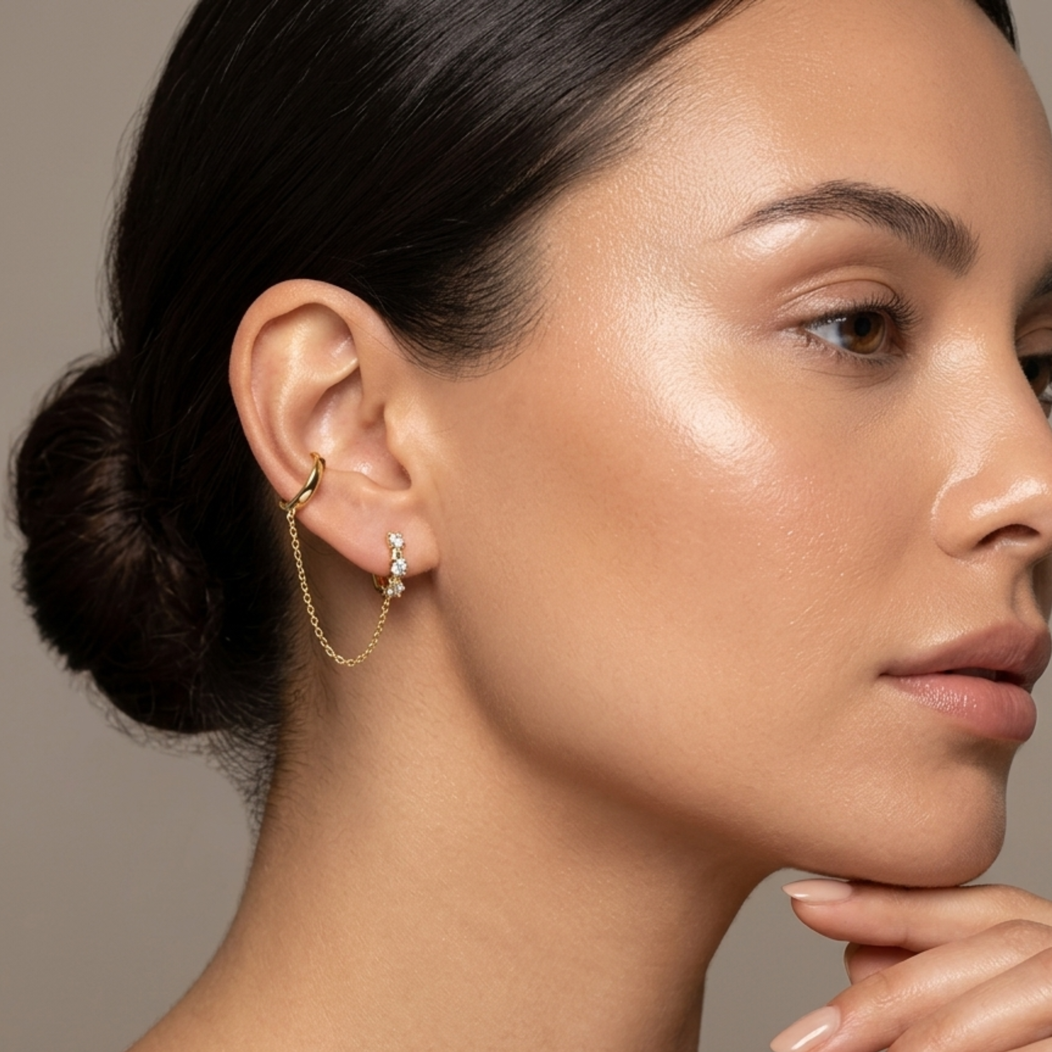 Double Hoop Earring