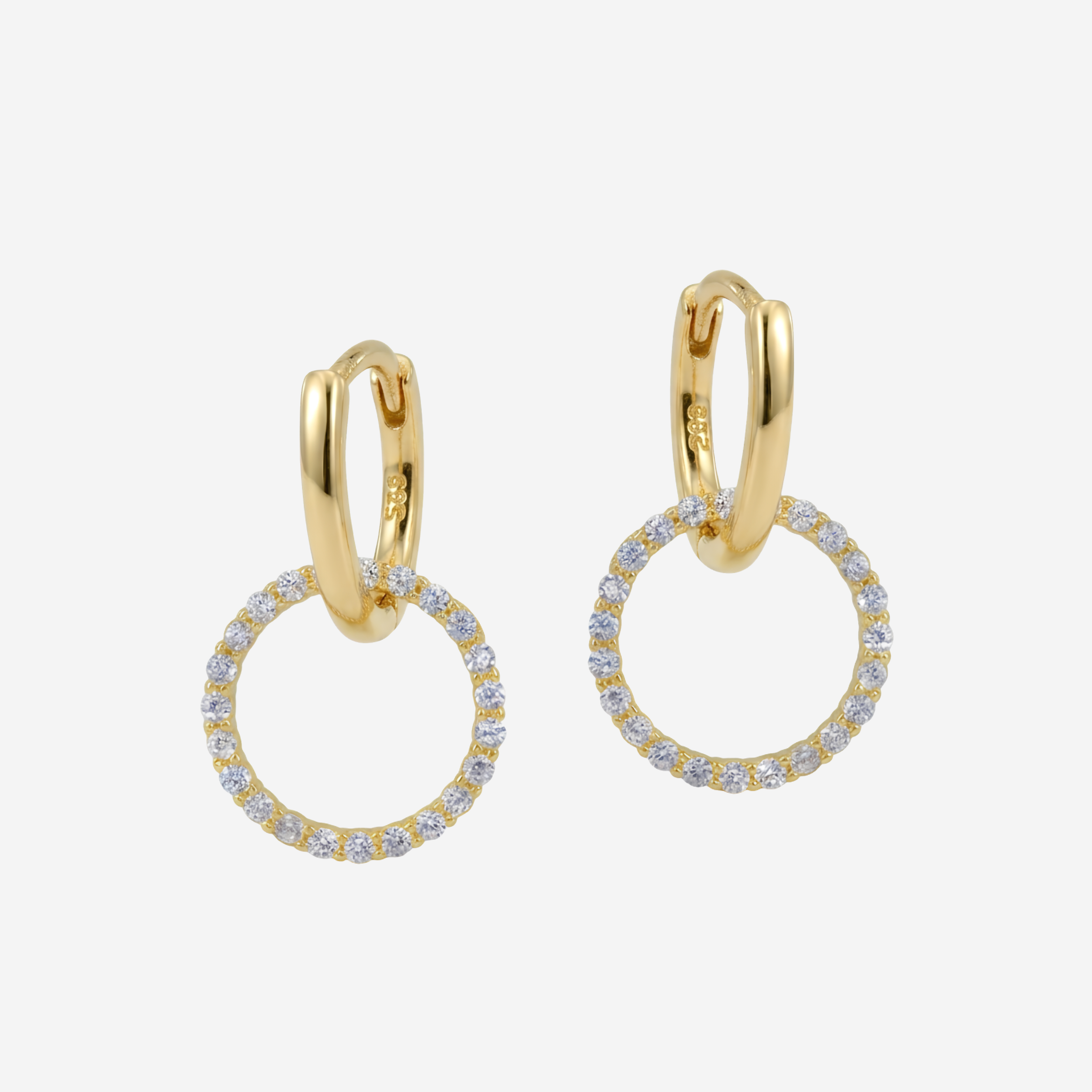 Double Circle Earring
