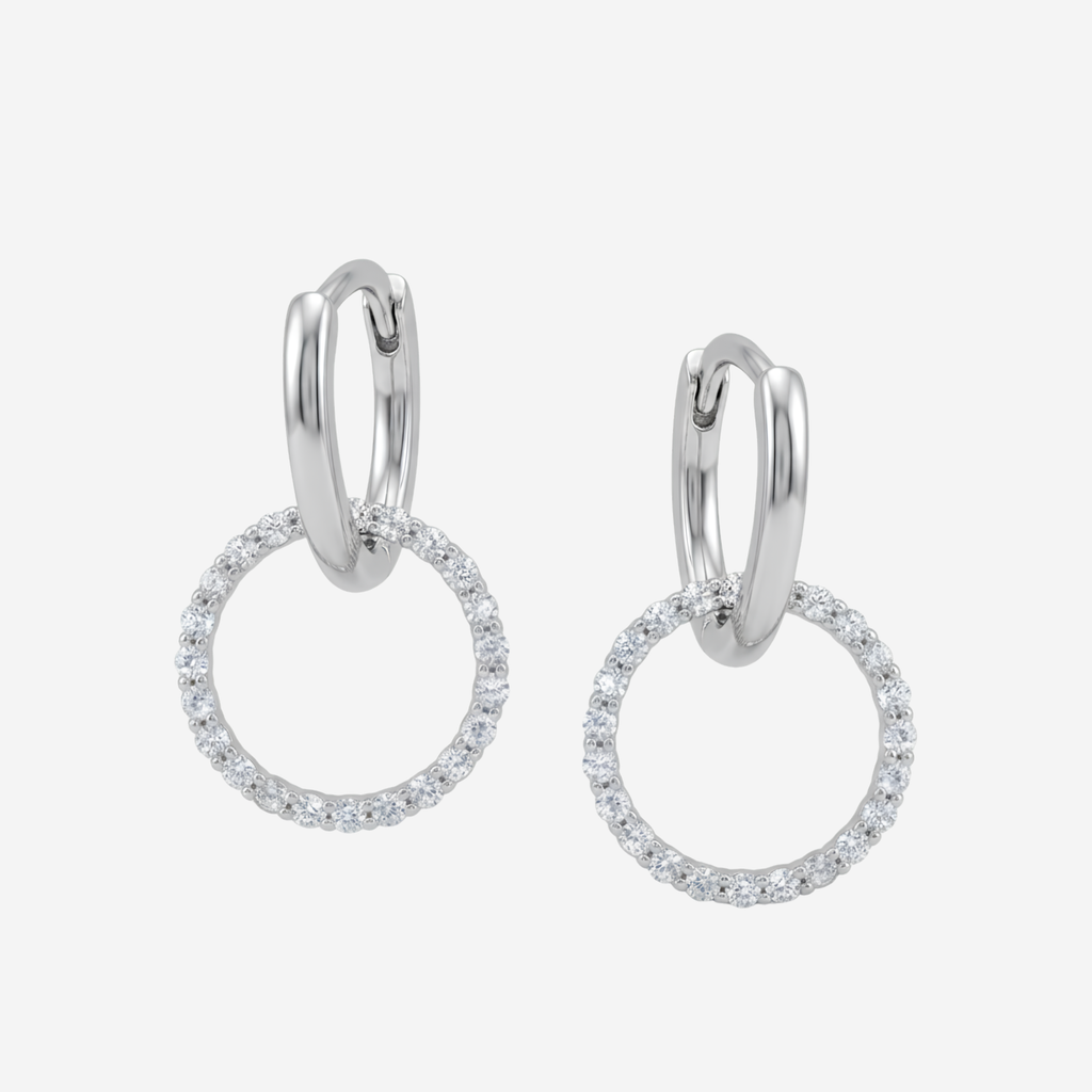 Double Circle Earring