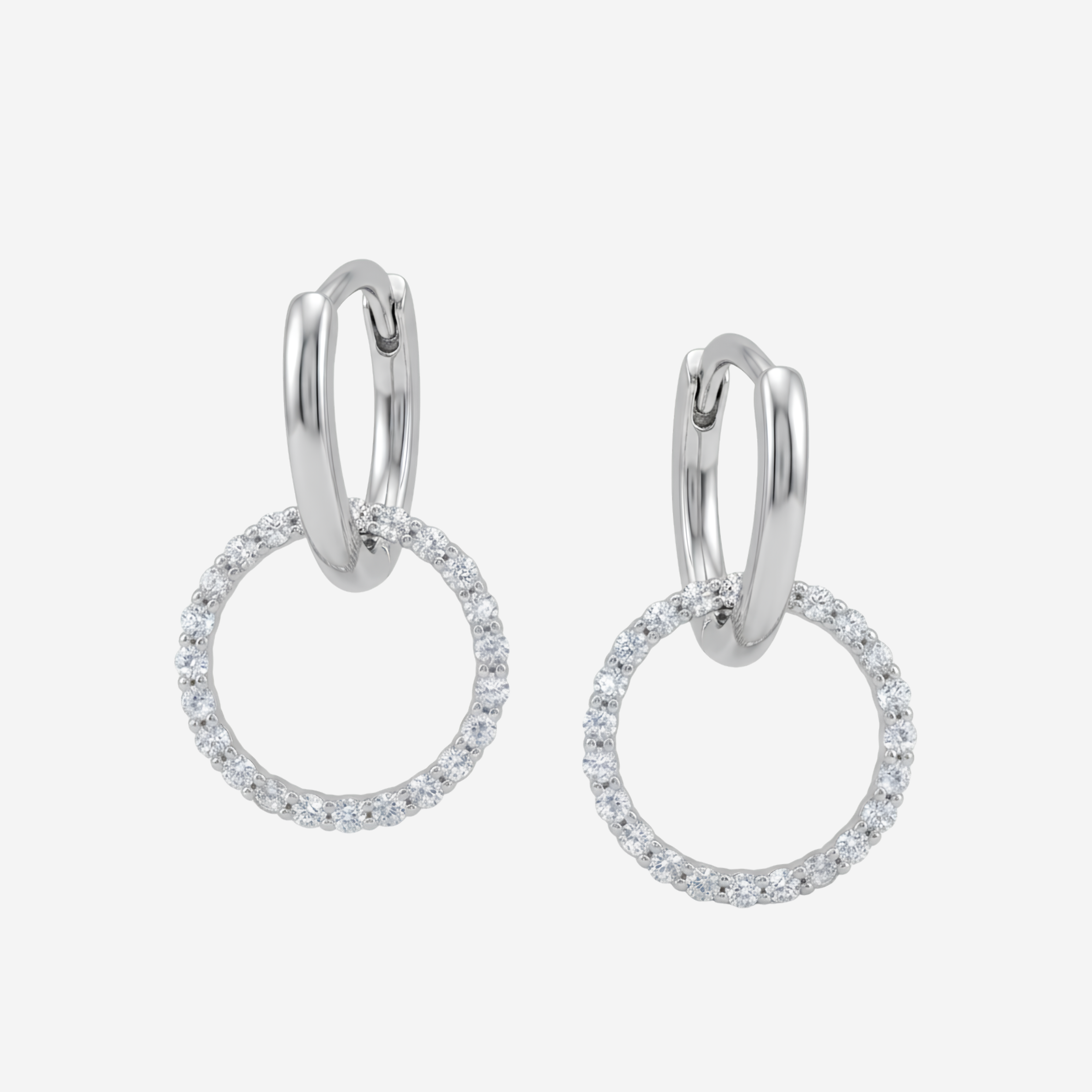 Double Circle Earring