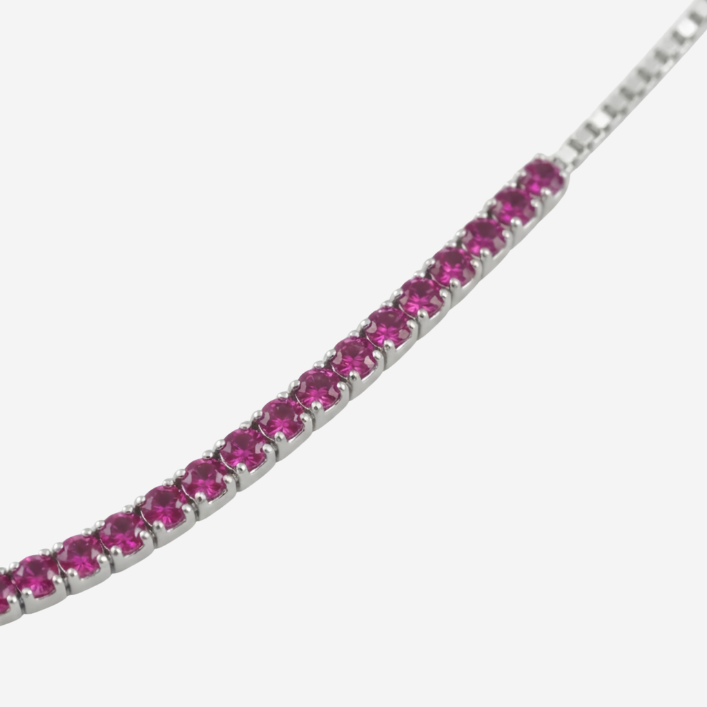 Vivid Adjustable Tennis Bracelet