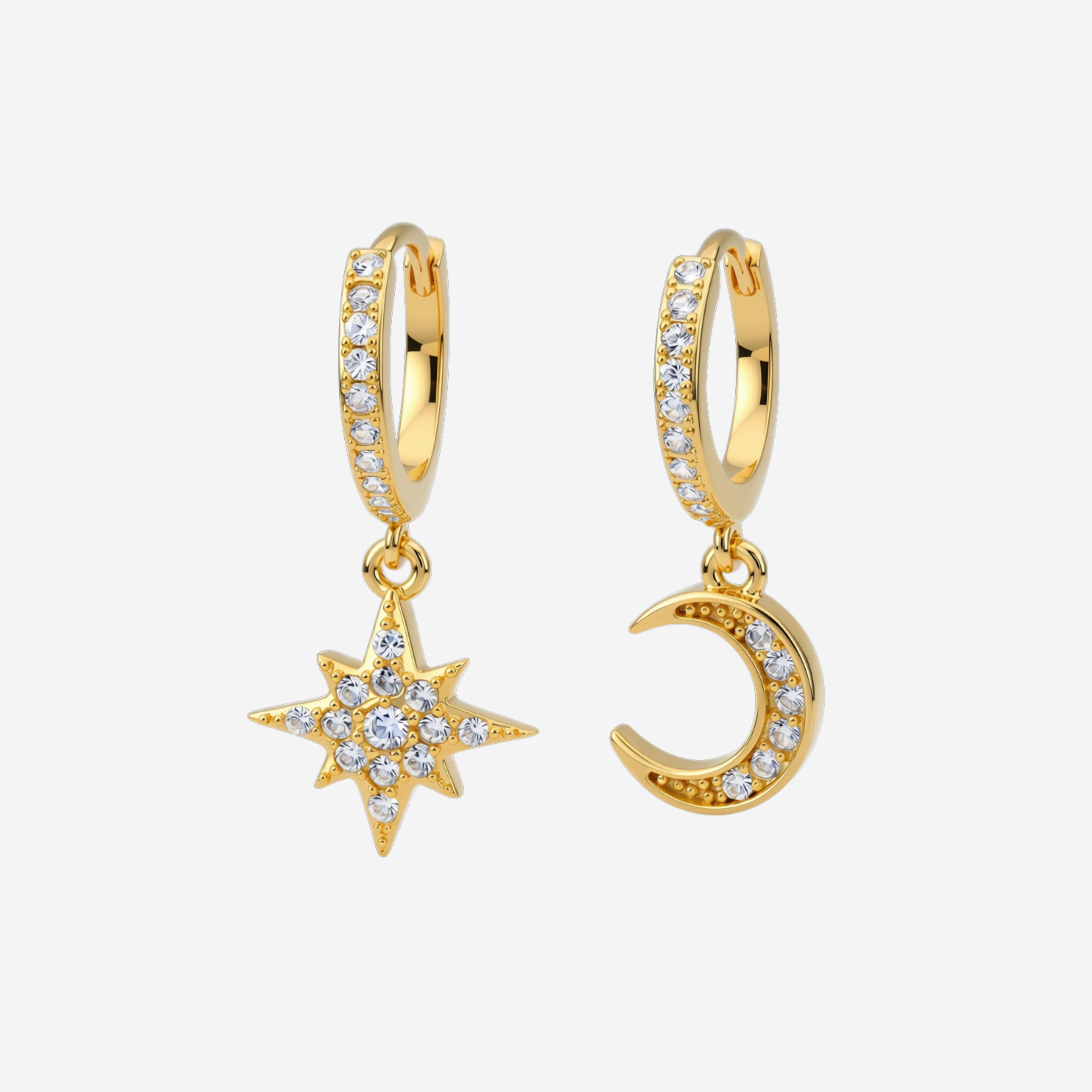 Starlit Moon Earring