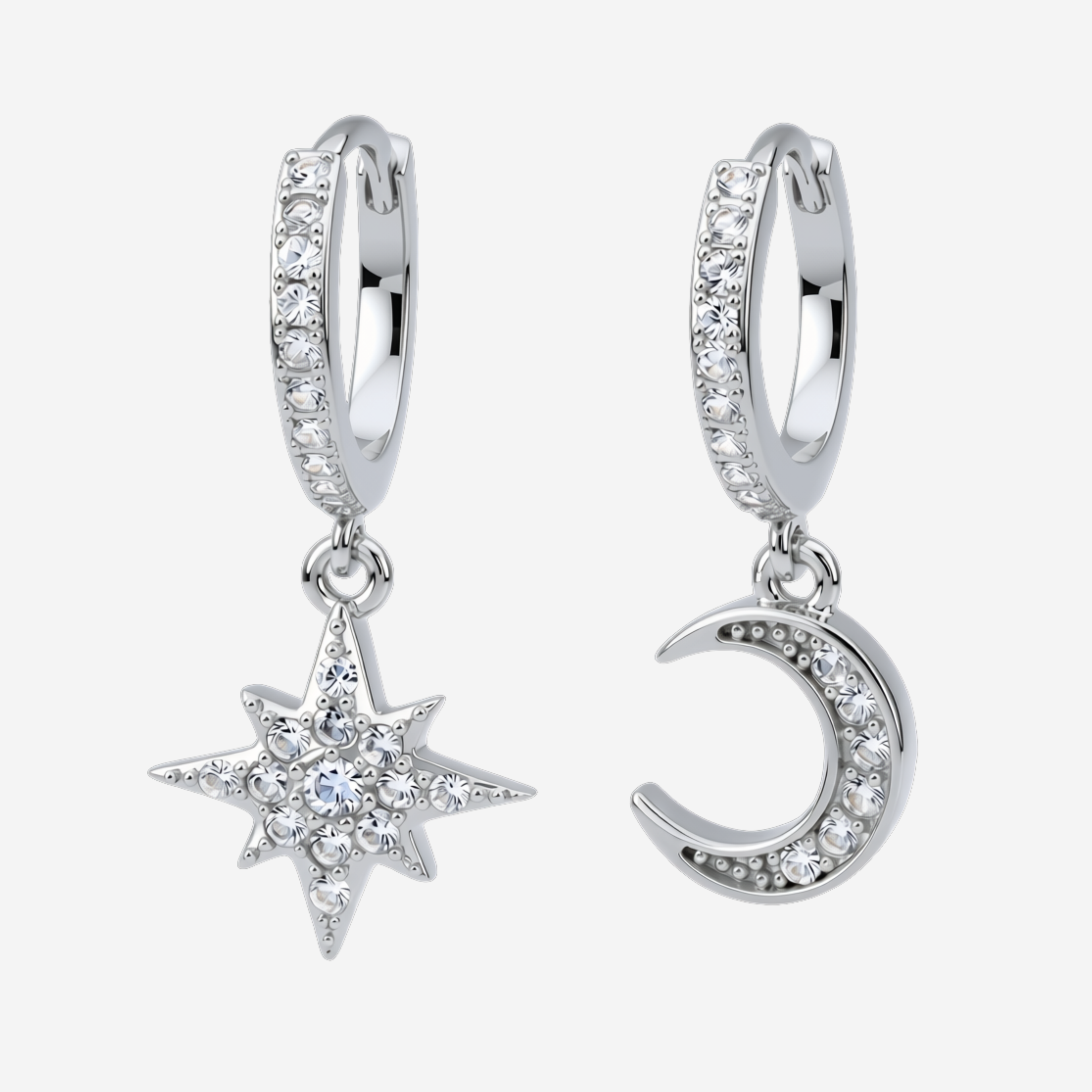 Starlit Moon Earring